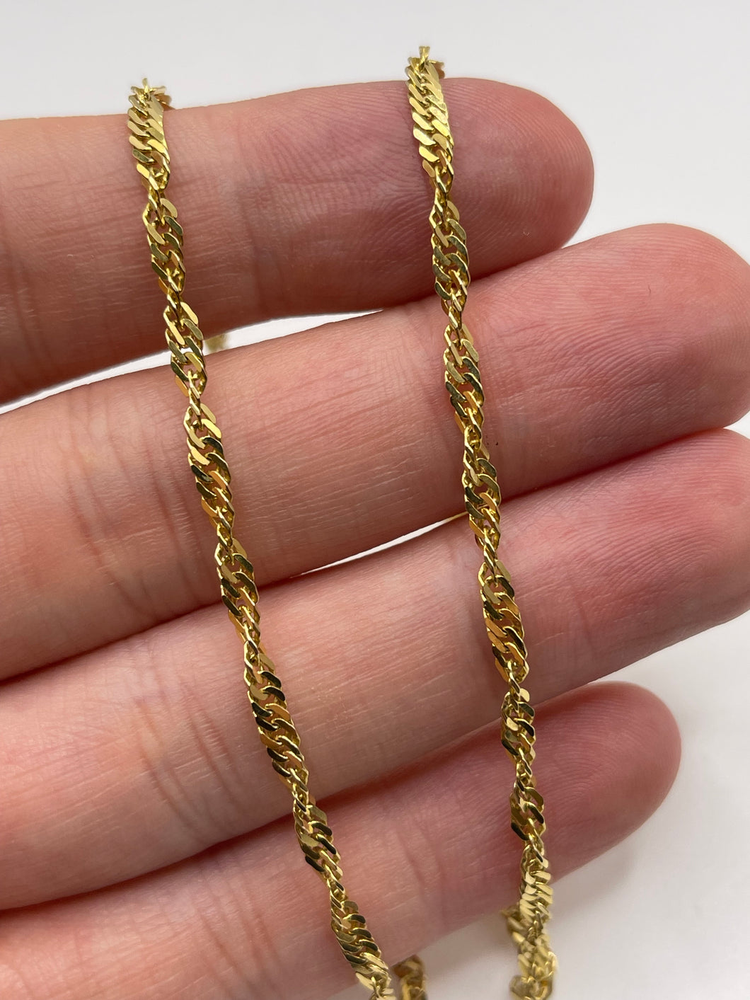 9ct gold chain 24