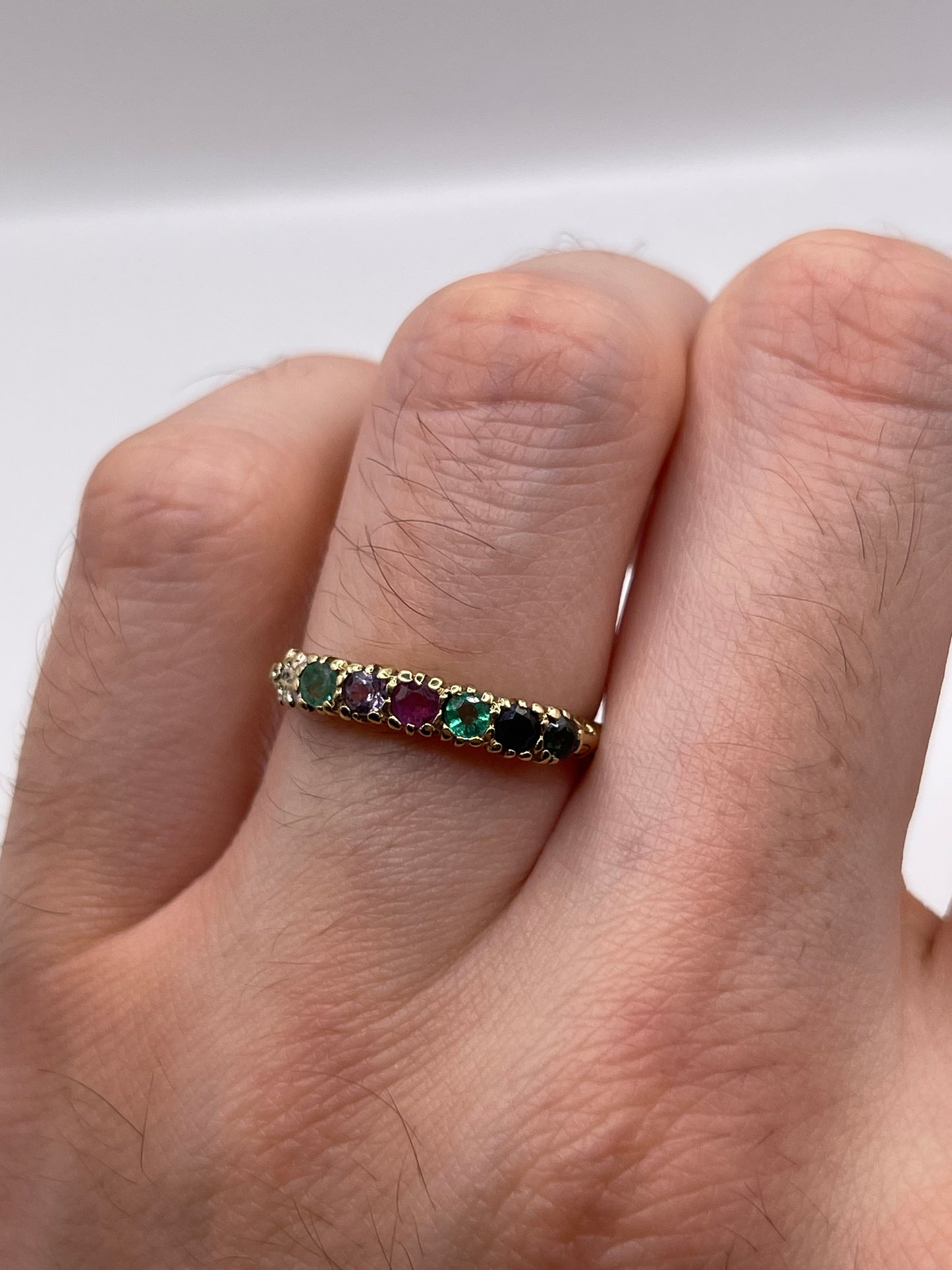 9ct gold dearest ring