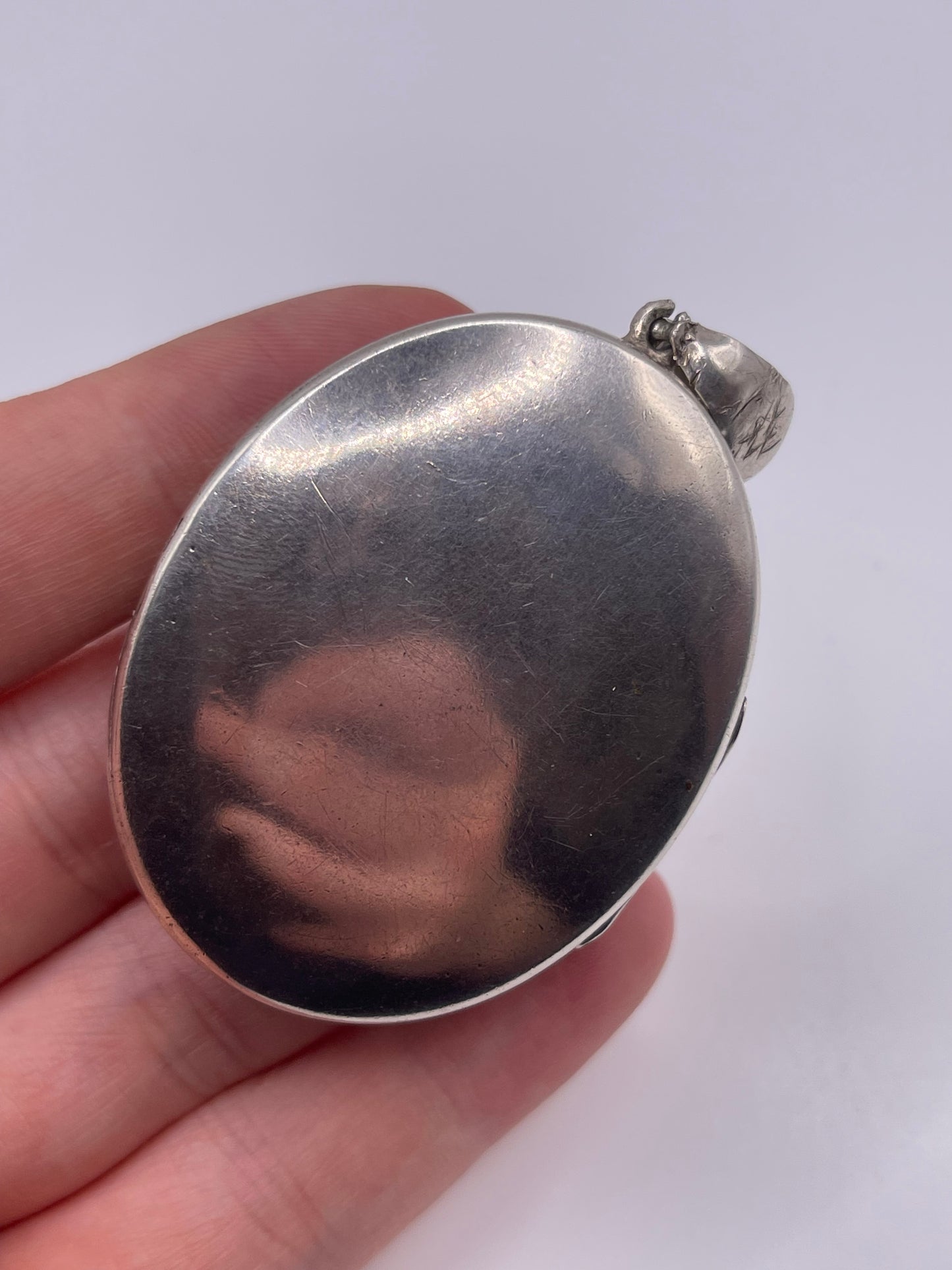 Antique 19th century silver locket