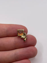 Load image into Gallery viewer, 9ct gold topaz and diamond pendant
