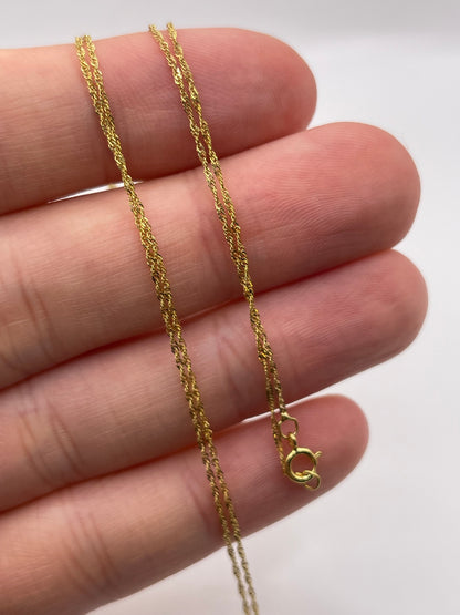 9ct gold chain 186