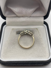 Load image into Gallery viewer, 9ct gold emerald and diamond ring

