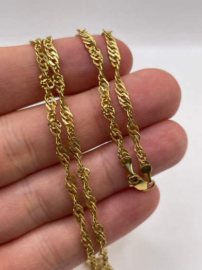 9ct gold chain 129