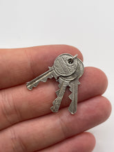 Load image into Gallery viewer, Silver keys charm
