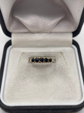 Load image into Gallery viewer, 9ct gold sapphire ring
