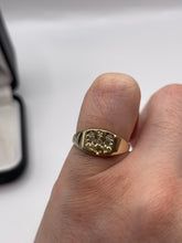 Load image into Gallery viewer, 9ct gold intaglio signet ring
