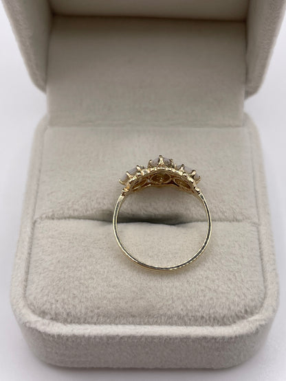 9ct gold opal ring