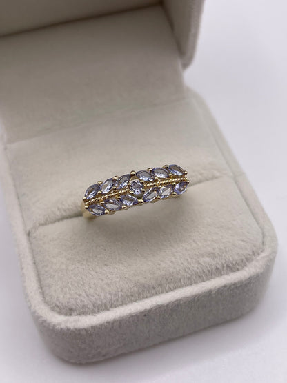 9ct gold tanzanite ring