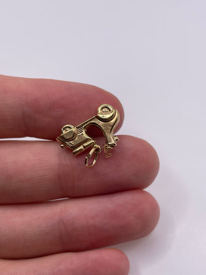 9ct gold scooter charm