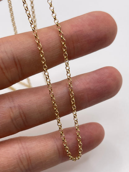 9ct gold chain 291