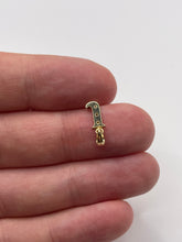 Load image into Gallery viewer, 9ct gold diamond initial J pendant
