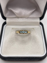 Load image into Gallery viewer, 9ct gold blue topaz ring
