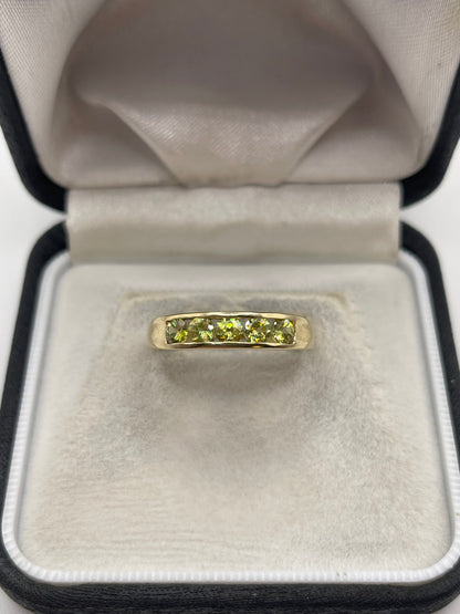 9ct gold sphene ring