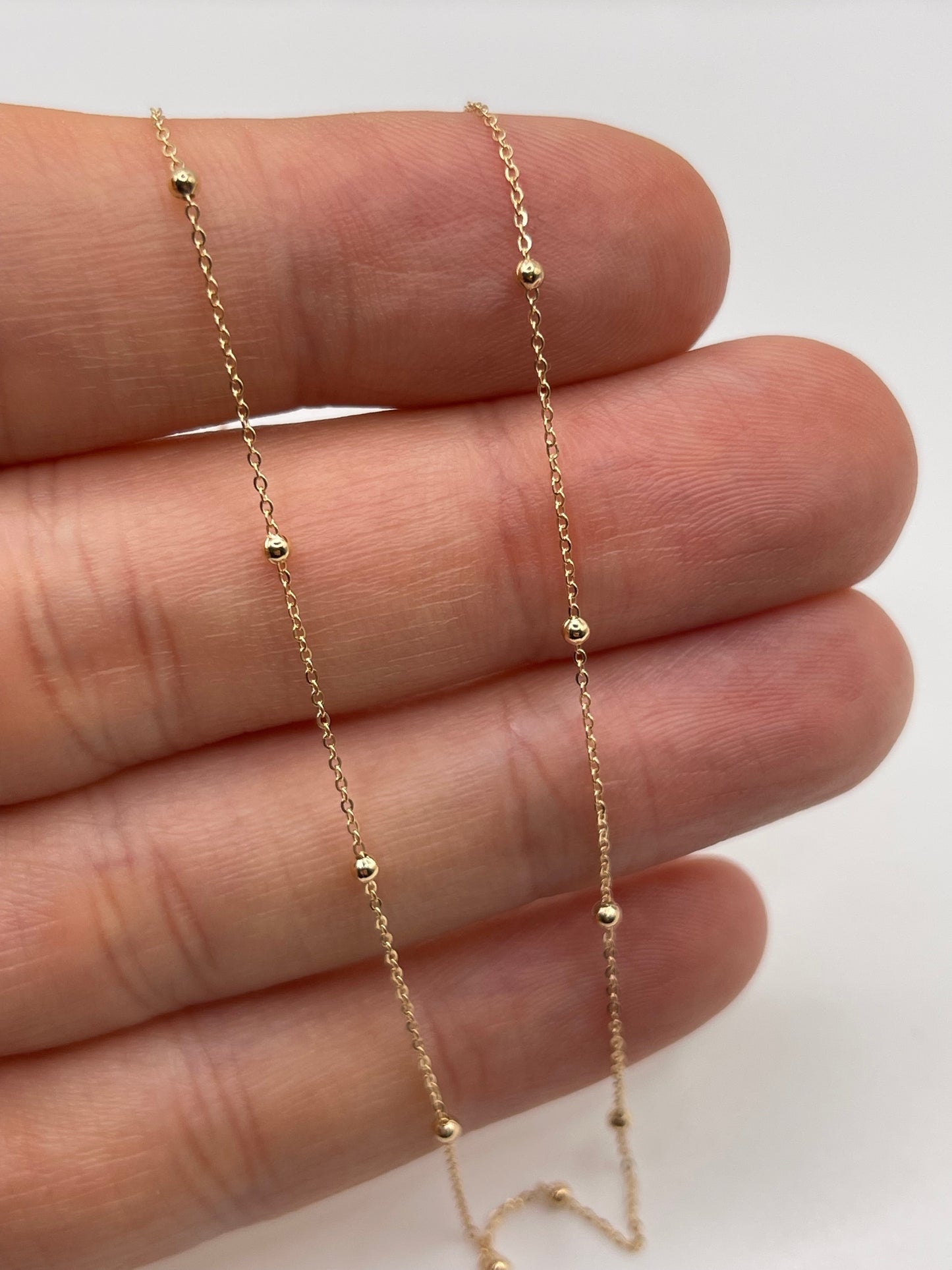 9ct rose gold chain 478