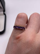 Load image into Gallery viewer, 9ct gold amethyst ring
