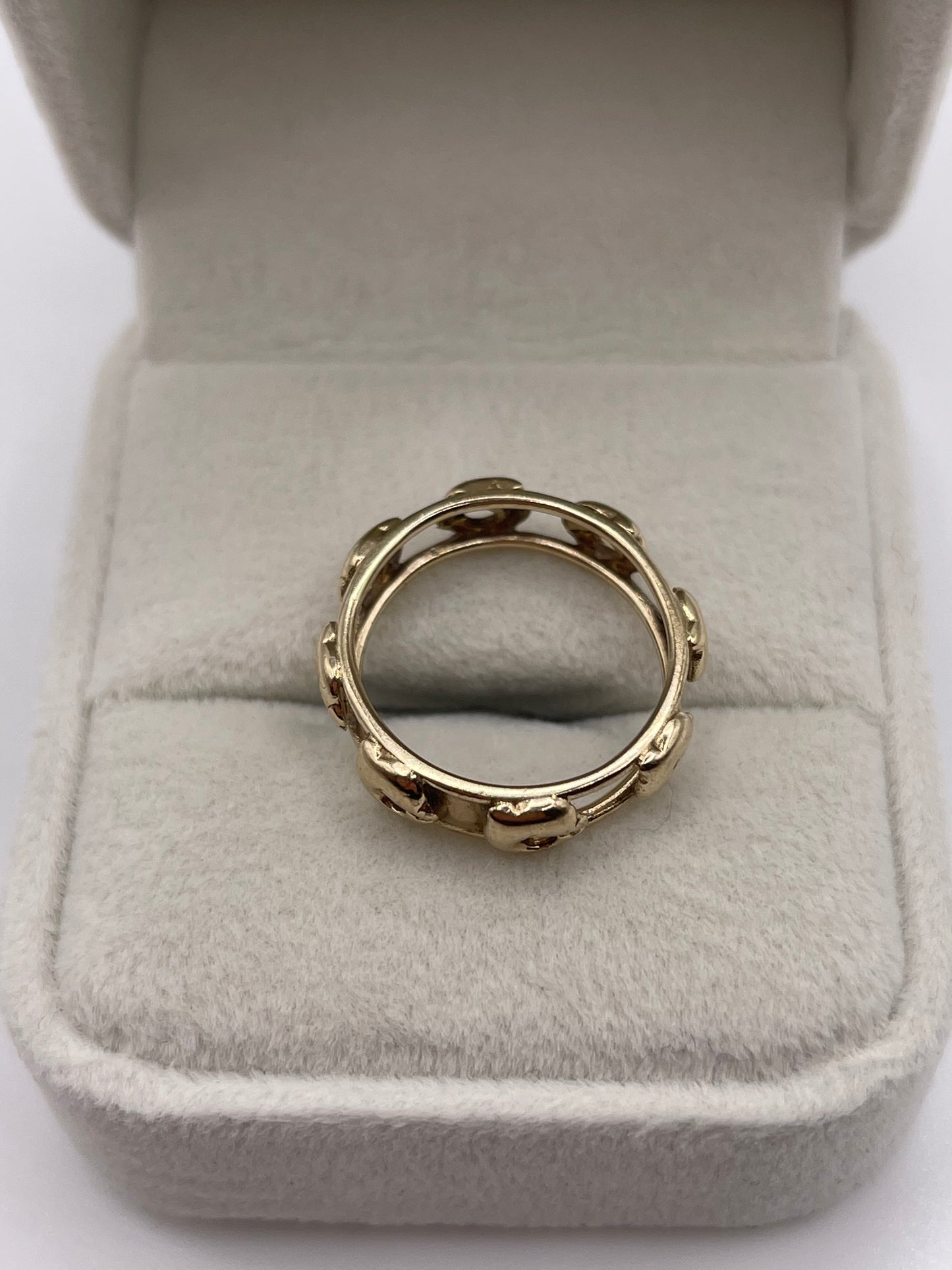 9ct gold dolphin ring