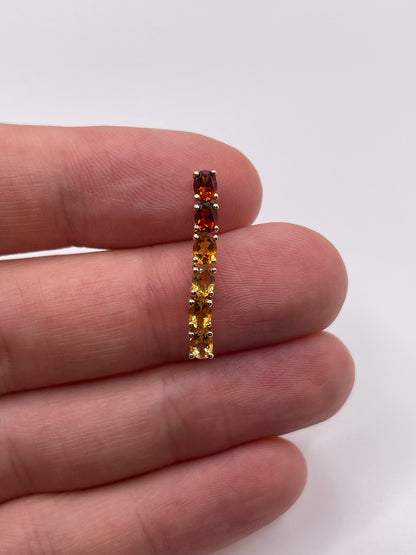 9ct gold citrine pendant