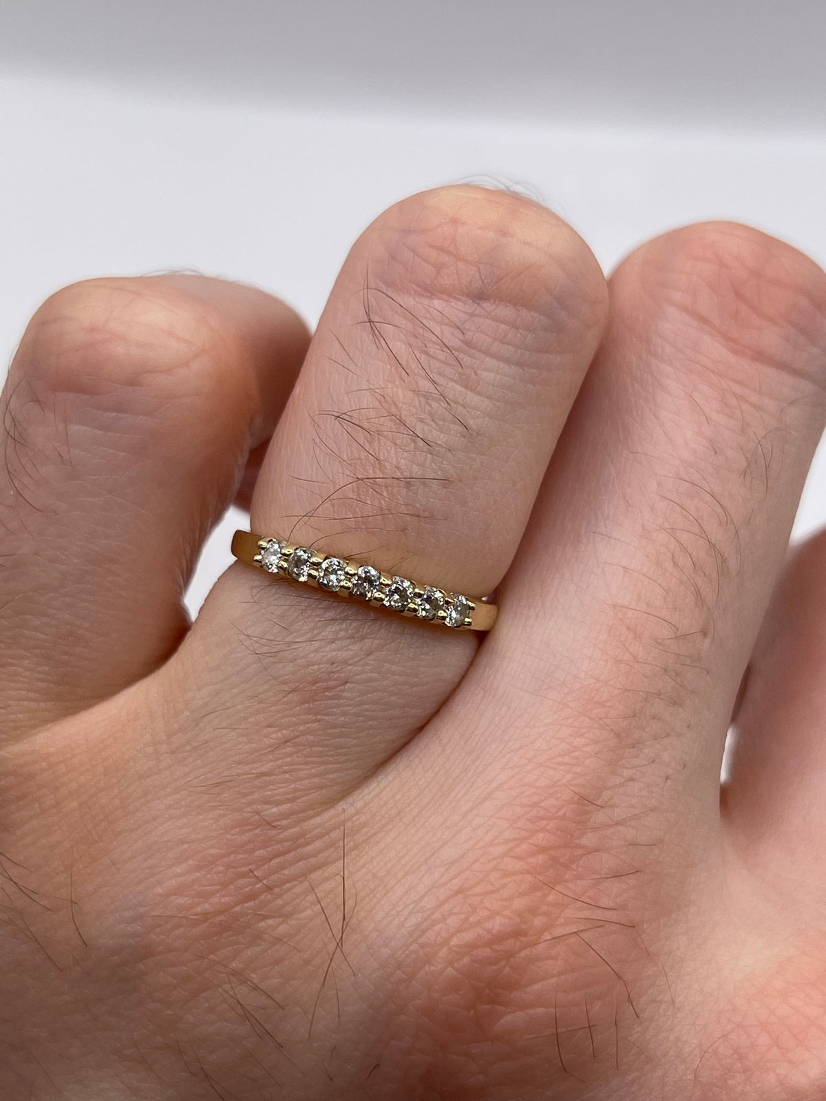 14ct gold diamond ring