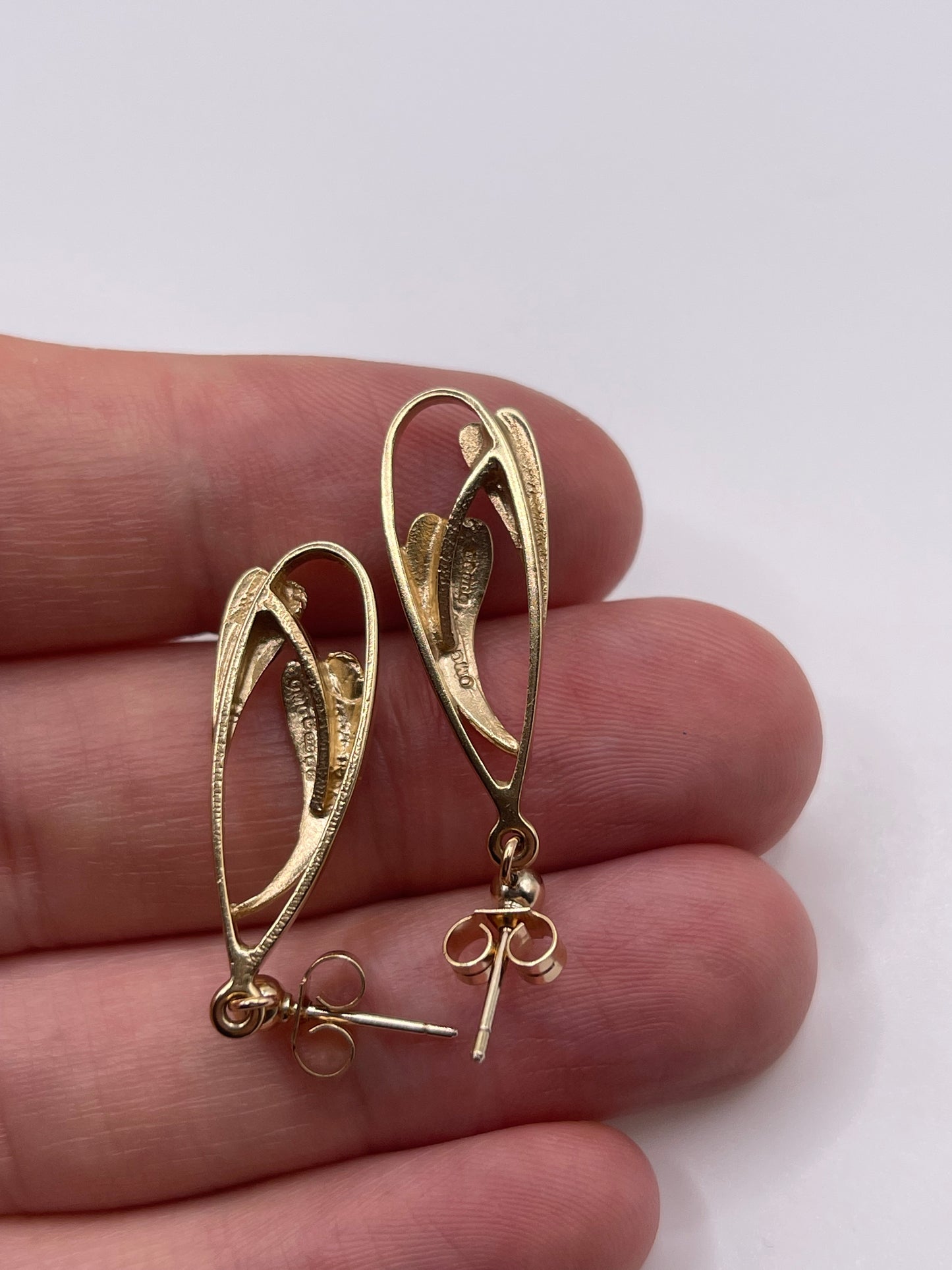 9ct gold earrings