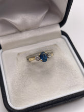 Load image into Gallery viewer, 18ct gold sapphire and diamond ring
