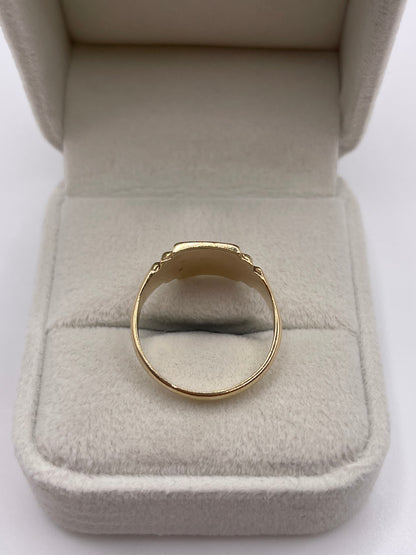 9ct gold signet ring