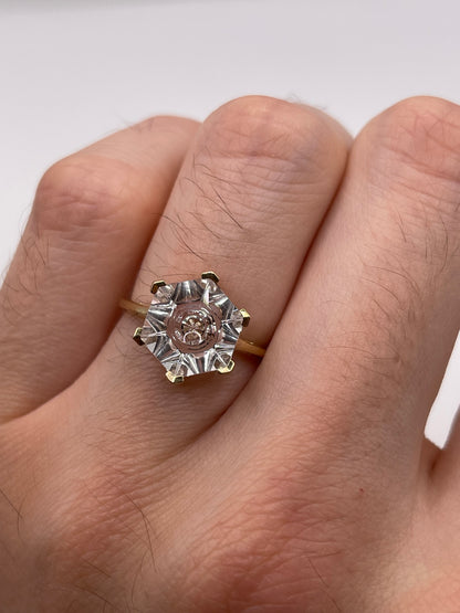 Glenn Lehrer 9ct gold topaz ring