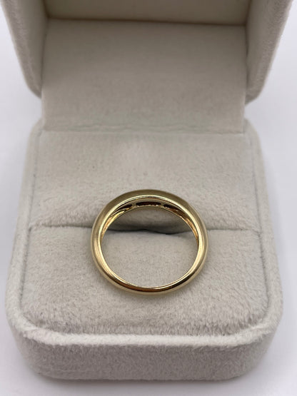 9ct gold diamond ring