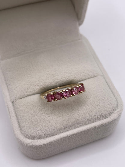 9ct gold tourmaline ring