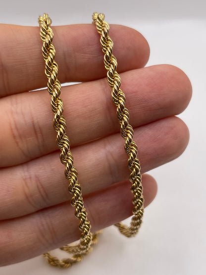 9ct gold chain 634