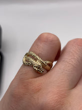 Load image into Gallery viewer, 9ct gold snake ring
