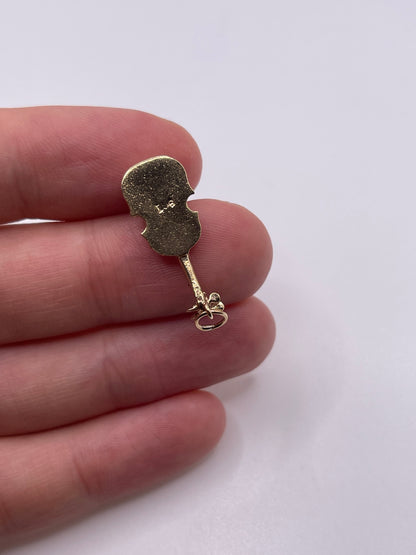 9ct gold violin charm