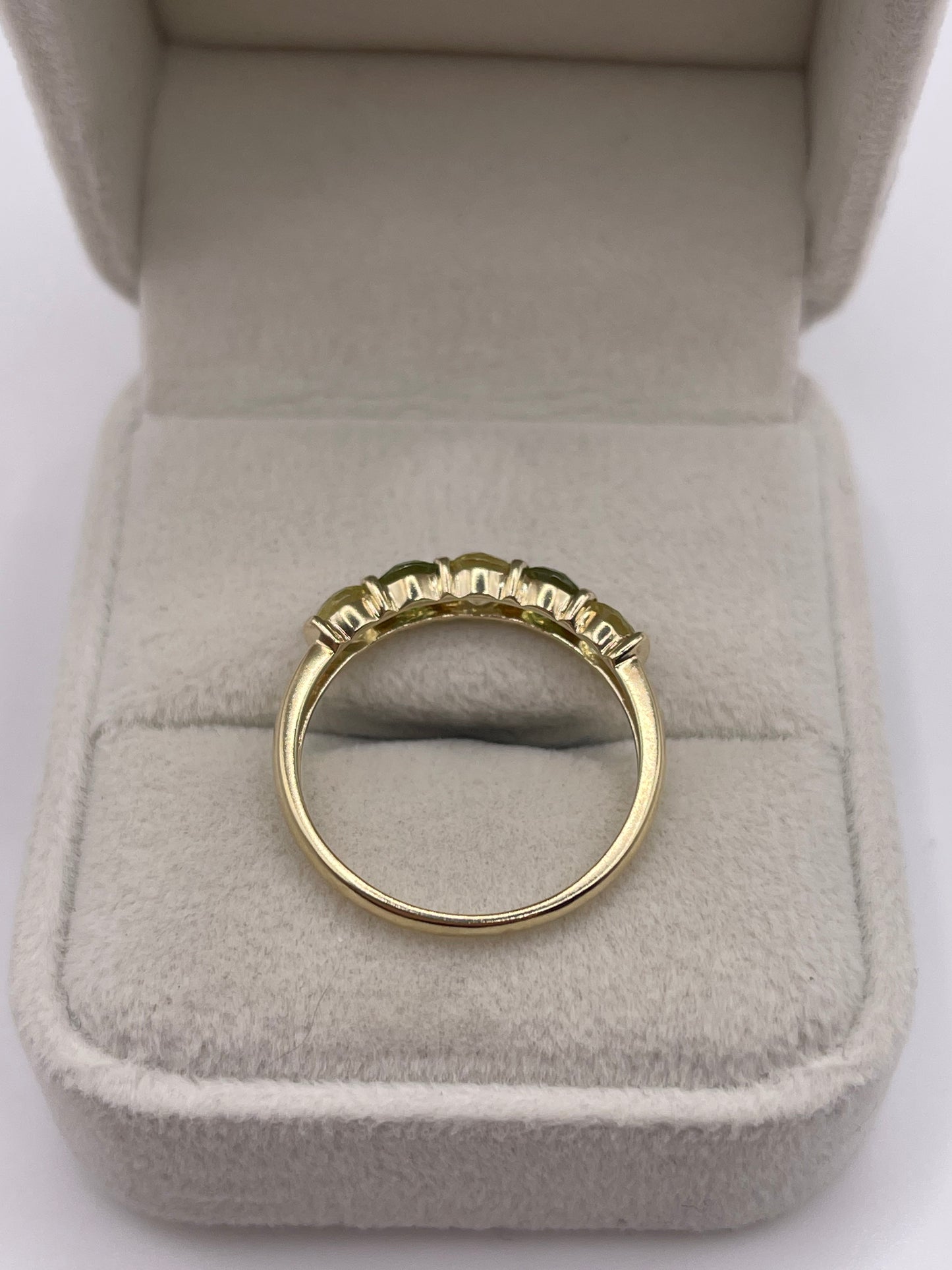 9ct gold multi gemstone ring