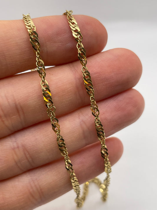 9ct gold chain 502