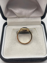 Load image into Gallery viewer, 9ct gold garnet ring
