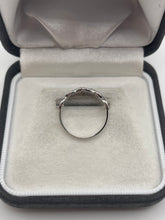 Load image into Gallery viewer, 9ct white gold ruby and diamond ring

