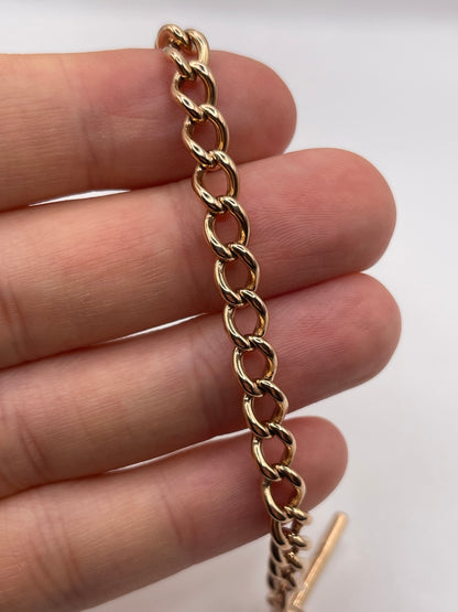 9ct rose gold bracelet