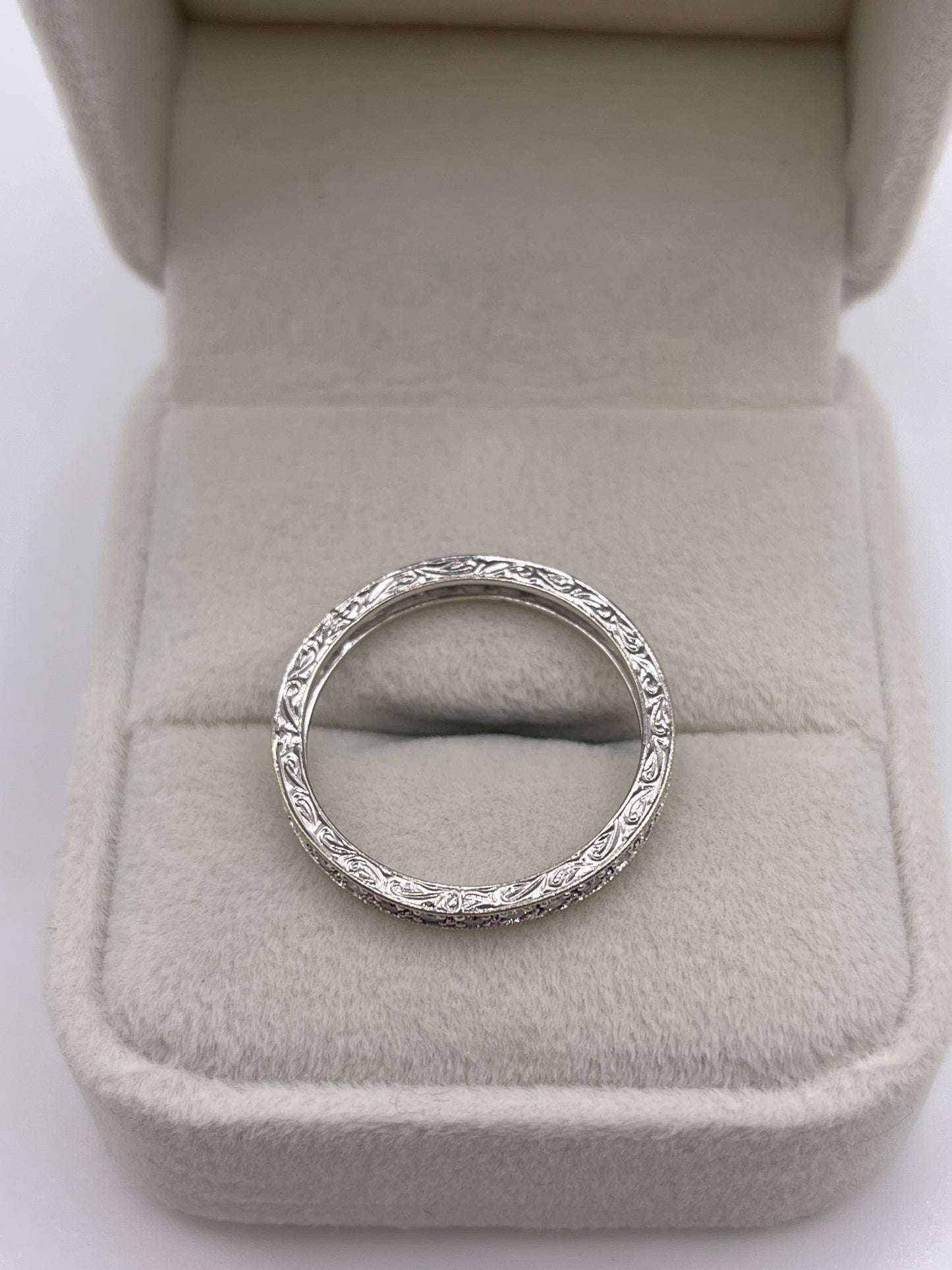 9ct white gold diamond eternity ring