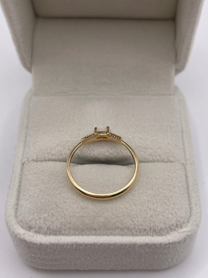 9ct gold opal ring