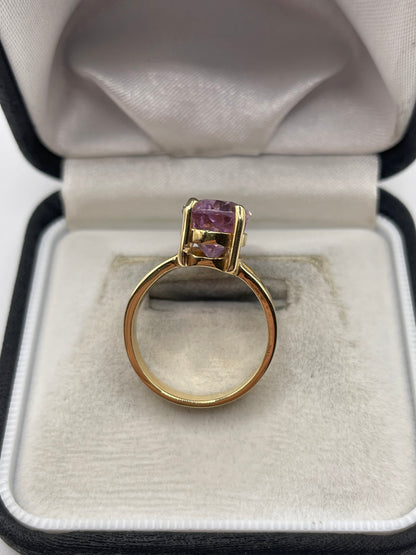 14ct gold kunzite ring