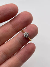 Load image into Gallery viewer, 18ct gold diamond cluster ring
