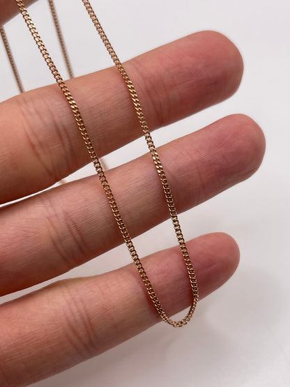 9ct rose gold chain 172