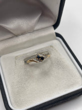 Load image into Gallery viewer, 9ct gold sapphire and diamond ring
