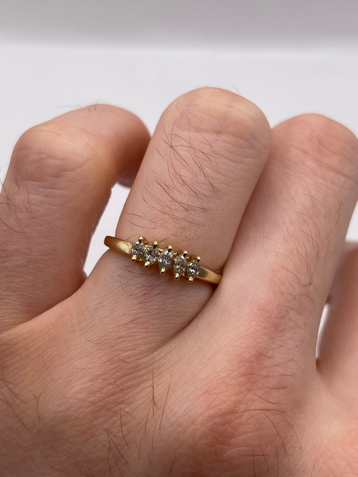 14ct gold diamond ring