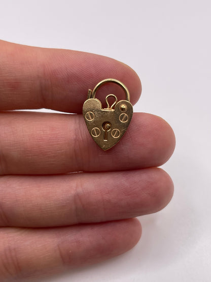9ct gold padlock 10