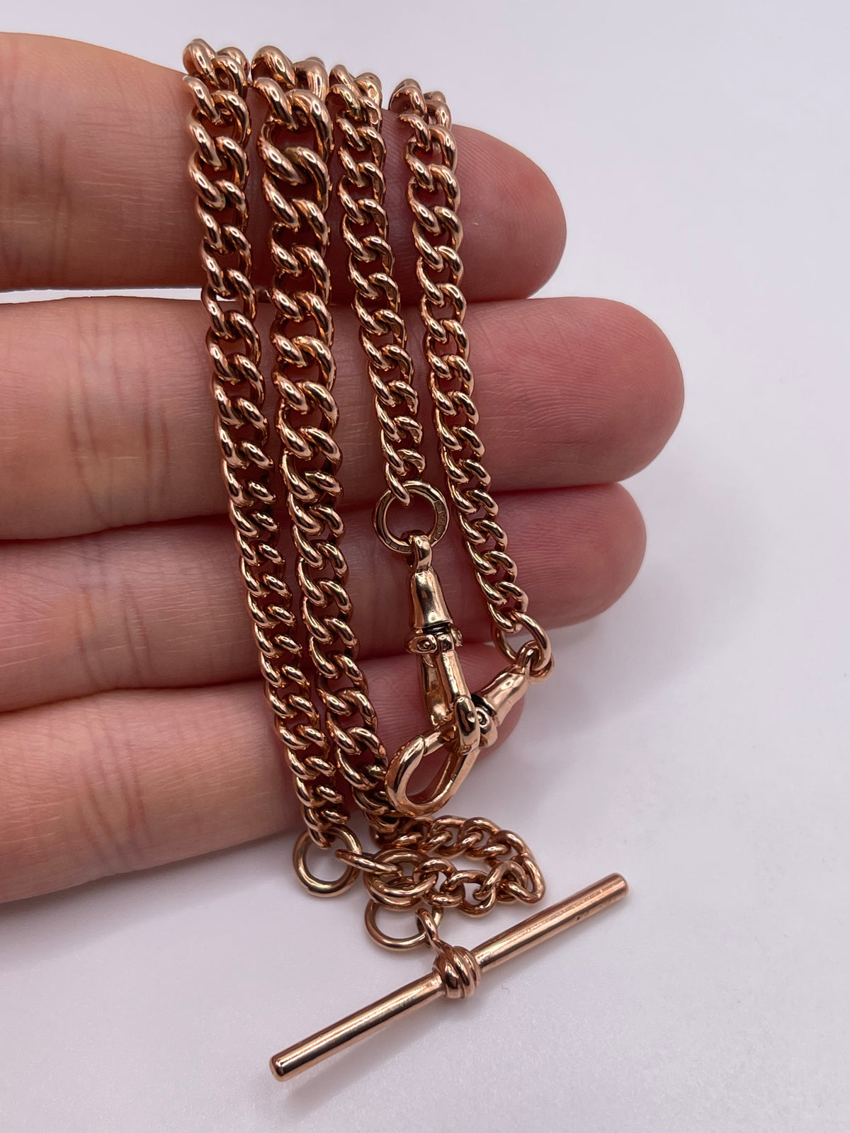 9ct rose gold chain 649