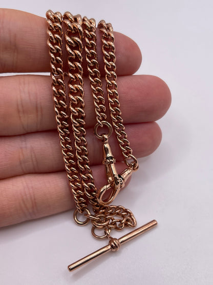 9ct rose gold chain 649