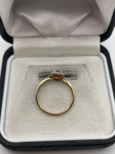 Load image into Gallery viewer, 9ct gold quartz and zircon ring
