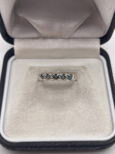 Load image into Gallery viewer, 9ct gold topaz and diamond ring
