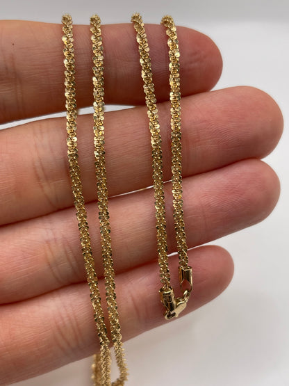 9ct gold chain 487