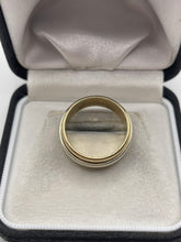 Load image into Gallery viewer, 9ct two tone spinner ring
